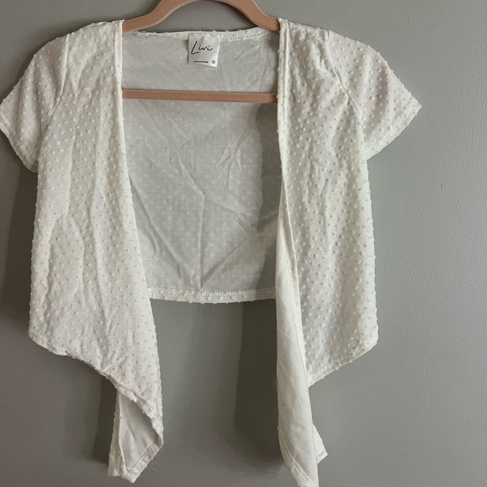 Livi by olivia rae tie in the front blouse size xs